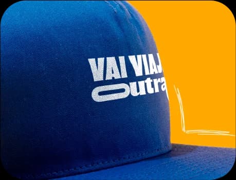 Boné Vai Viajar Outra Vez